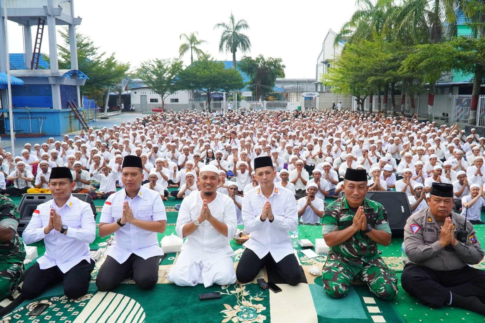 Peringati Tahun Baru Islam, Rutan Medan Zikir Akbar Bersama Warga Binaan