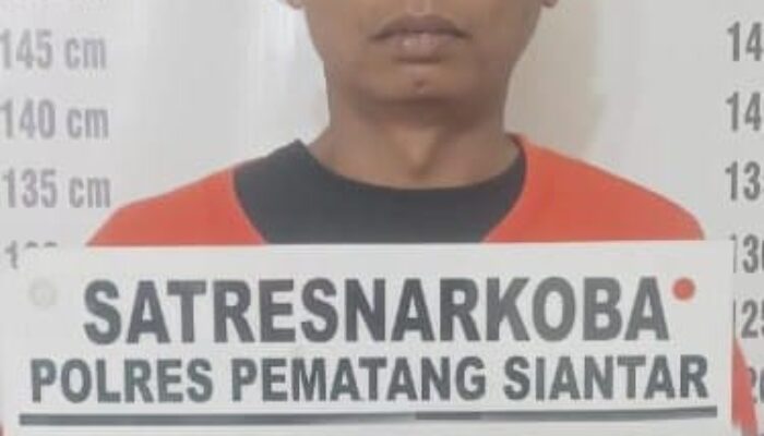 Polres Pematangsiantar Ringkus Pengedar Sabu, Amankan 4,22 Gram Bukti