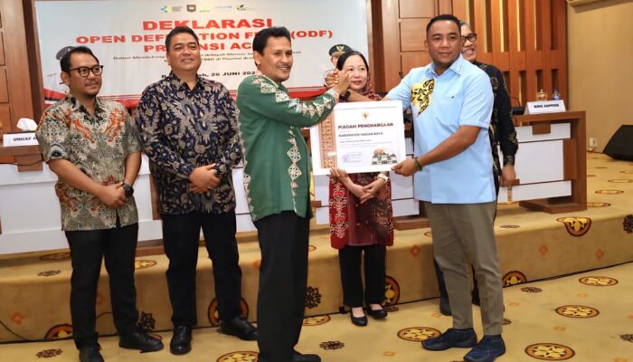 Pemkab Nagan Raya Terima Penghargaan ODF