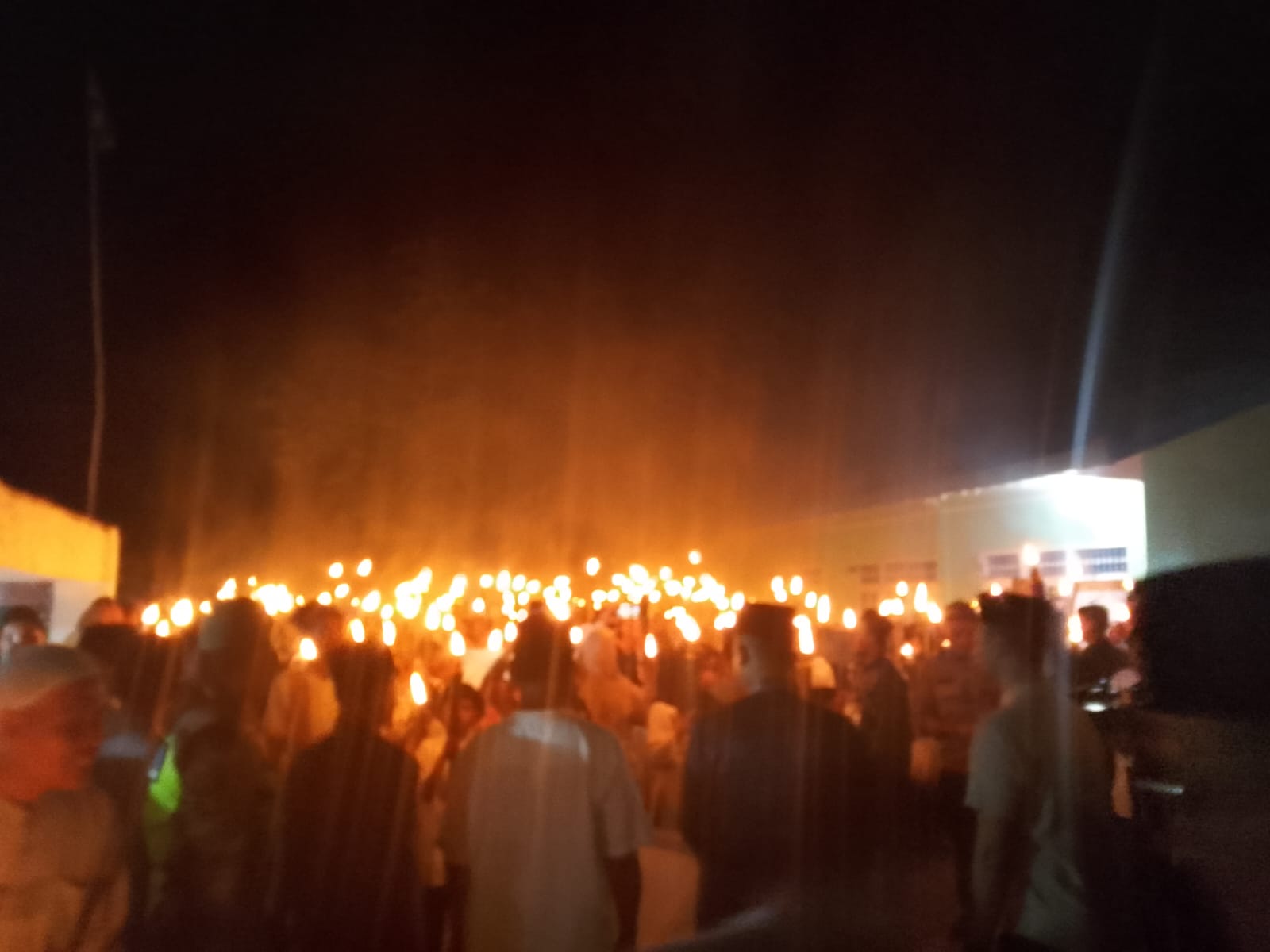 Wali Kota Langsa Lepas Pawai Obor Sambut Tahun Baru Islam