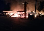 Sejumlah Kios Di Lubukpakam Musnah Terbakar