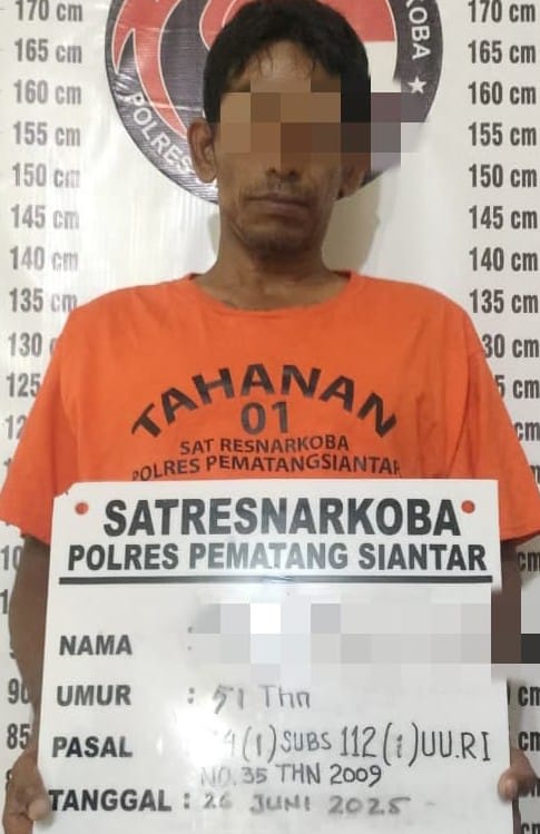 Polres Pematangsiantar Tangkap Residivis Penjual Sabu