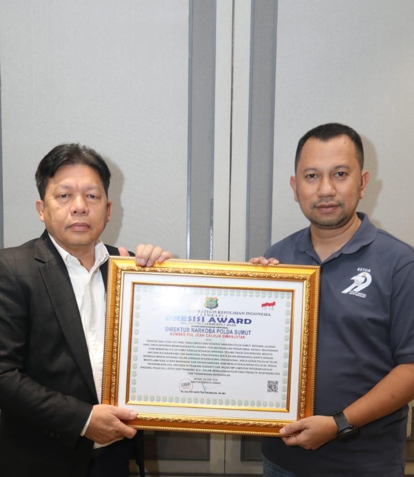 Direktur Eksekutif Lemkapi Beri Penghangatan Kapolda Sumut Berantas Narkoba