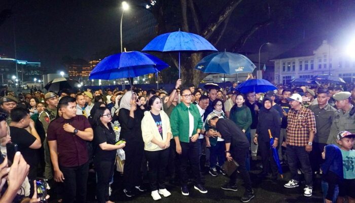 Rico Waas Bersama Ribuan Warga Padati Kota Lama Kesawan Ikuti CFN