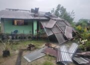 Angin Puting Beliung Terjang Pagar Merbau, Puluhan Rumah Rusak, Satu Warga Luka Berat