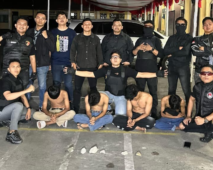 Polisi Bubarkan Tawuran Remaja Di Siantar, Empat Orang Diamankan
