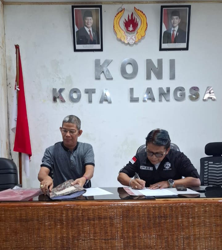 Pendaftaran Calon Ketum KONI Langsa Ditutup, Satu Orang Mendaftar