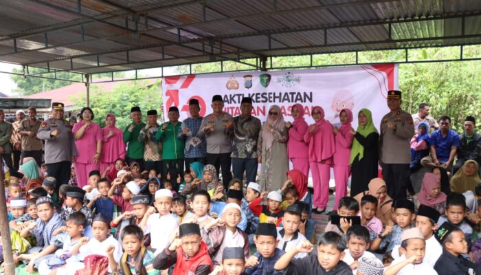 Polres Dairi Gelar Khitanan Massal Jelang Hari Bhayangkara Ke-79