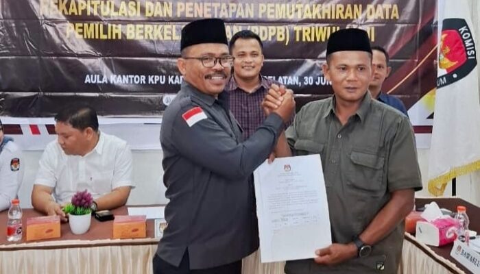 KPU Tapsel Gelar Rapat Pleno Pemutakhiran Data Pemilih Berkelanjutan