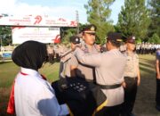 24 Personel Polres Abdya Naik Pangkat