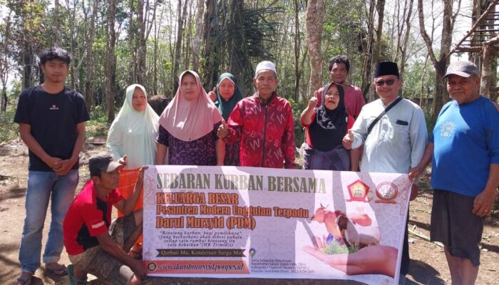 Pesantren Darul Mursyid Tebar Hewan KurbanKe Berbagai Wilayah Tapanuli Selatan