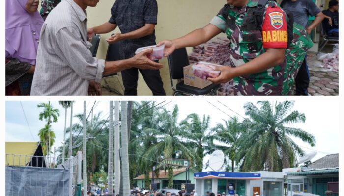 Kodam I/BB Distribusikan 9.468 Paket Daging Kurban Ke Berbagai Kalangan