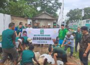 DPC PKB Kota Medan Sembelih Dua Sapi Kurban, Bagikan Daging Untuk Warga Dan Kader