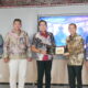 Dari kiri ke kanan: Ryan Taufik P Ketaren (Ass. Vice President Cab. Tebing Tinggi), M Afriazi (Vice President Area Pematangsiantar), I Gede Raka Arimbawa (Senior Vice President Region 1/Sumatera I), H Iman Irdian Saragih (Walikota Tebing Tinggi), & Sri Imbang Jaya Putra (Kepala BPKPD Tebing Tinggi)