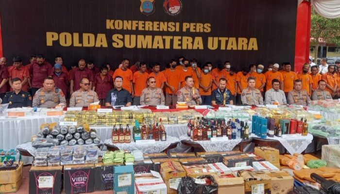 Sepanjang 2025 Polda Sumut Ungkap 2.373 Kasus Narkoba