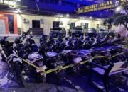 Bengkel Merangkap Salon Digerebek Di Simalingkar, Puluhan Sepeda Motor Disita