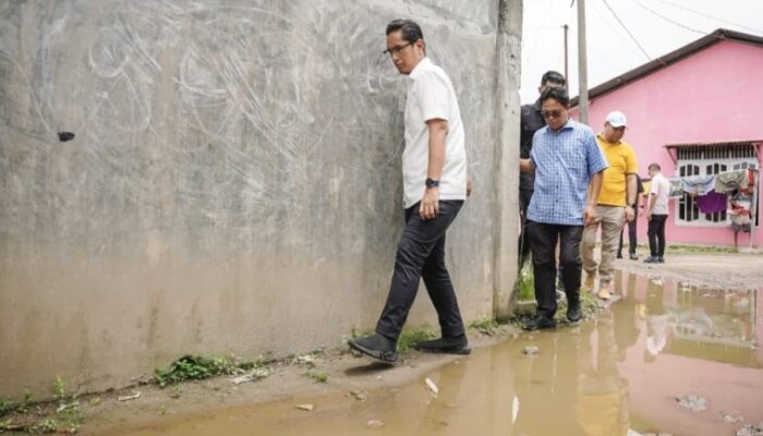 Dinas SDABMBK Kebut Pembangunan Jalan Dan Gang Yang Rusak Di Marelan