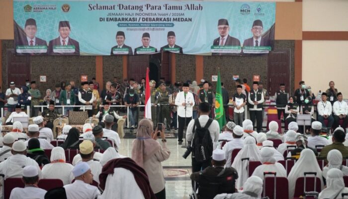 Alhamdulillah Kloter 01 Debarkasi Medan Tiba Tepat Waktu