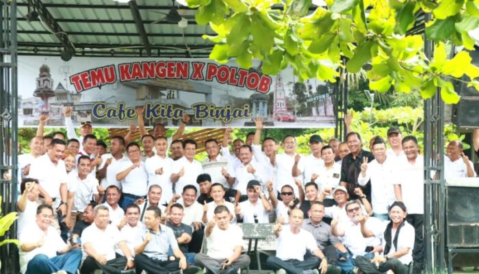 Temu Kangen Mantan Personil Polres Taput Di Cafe Kita Binjai, Meriah