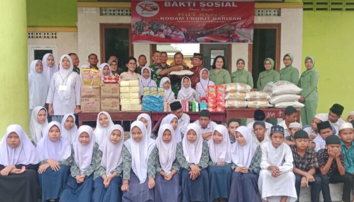 Sambut HUT Ke-75, Kodam I/BB Gelar Baksos Dan Baktikes Di 80 Panti Asuhan