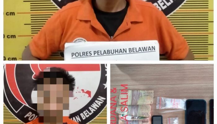 Simpan Sabu Dalam Lemari, Dua Pengedar Sabu Marelan Diciduk