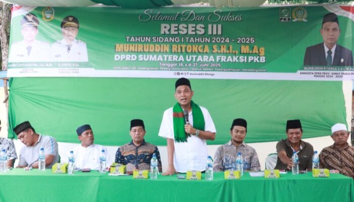 Anggota DPRD Sumut Muniruddin Ritonga Gelar Reses Di Desa Paringgonan, Serap Aspirasi Masyarakat