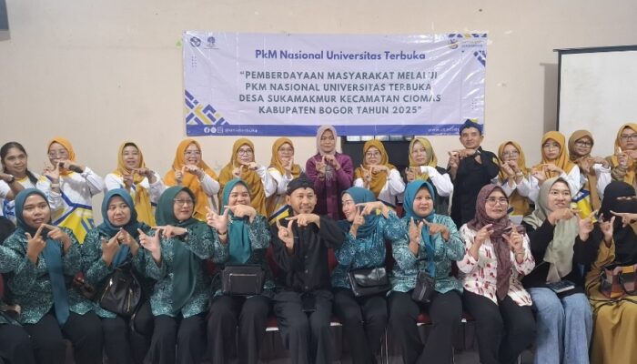 Desa Sukamakmur Jadi Binaan UT, Siap Maksimalkan Pemasaran Produk Lokal