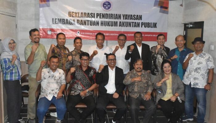 Para Akuntan Publik Deklarasikan Pendirian Yayasan Lembaga Hukum