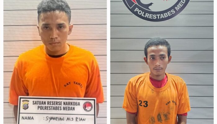 Polisi Ciduk 2 Pengedar Sabu Di Delitua Dan Patumbak