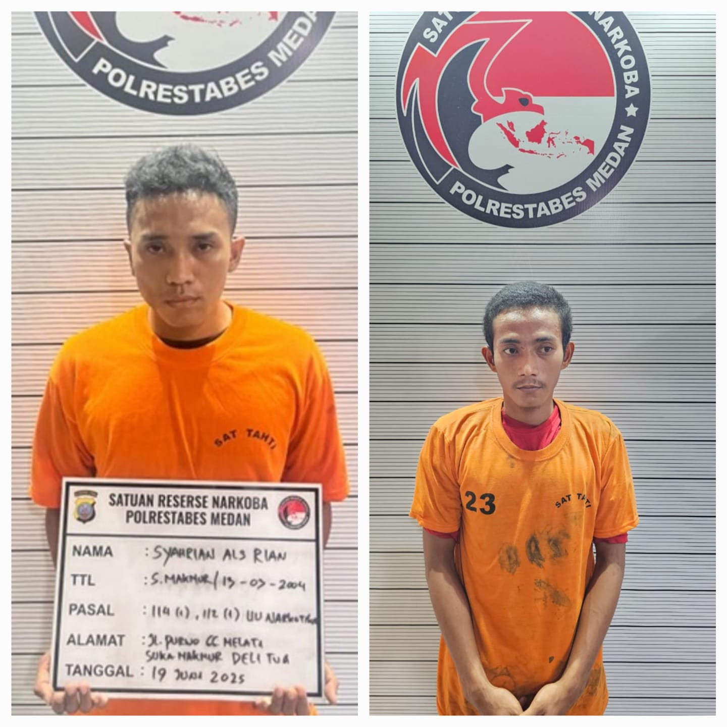 Polisi Ciduk 2 Pengedar Sabu Di Delitua Dan Patumbak