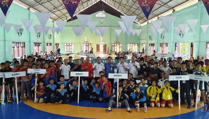 KONI Medan Apresiasi Kejuaraan Gulat Pelajar Piala Wali Kota