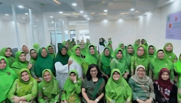 Muslimat NU Sumut Sosialisasi Cek Kesehatan Gratis Bersama Kemenkes RI