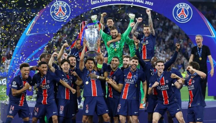 Juara Liga Champions, PSG Resmi Treble Winner