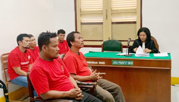 PN Medan Vonis Mati Empat Kurir Sabu 40 Kg