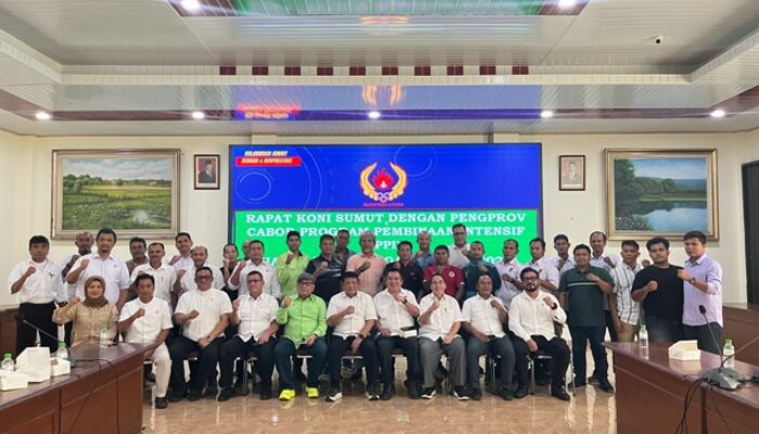 KONI Sumut Start Persiapan PON 2028, Program Pembinaan Intensif Mulai Juli 2025