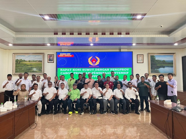KONI Sumut Start Persiapan PON 2028, Program Pembinaan Intensif Mulai Juli 2025