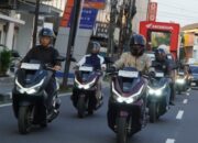 Canvassing Honda PCX 160 Meriahkan HUT Kota Medan