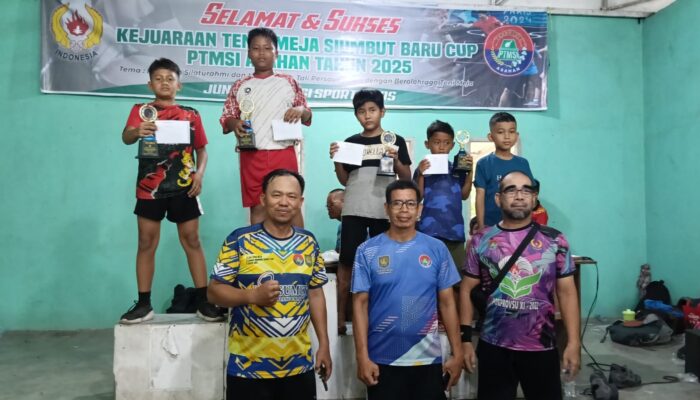 Tingkatkan Motivasi Atlet, PTMSI Asahan Gelar Siumbut Baru Cup