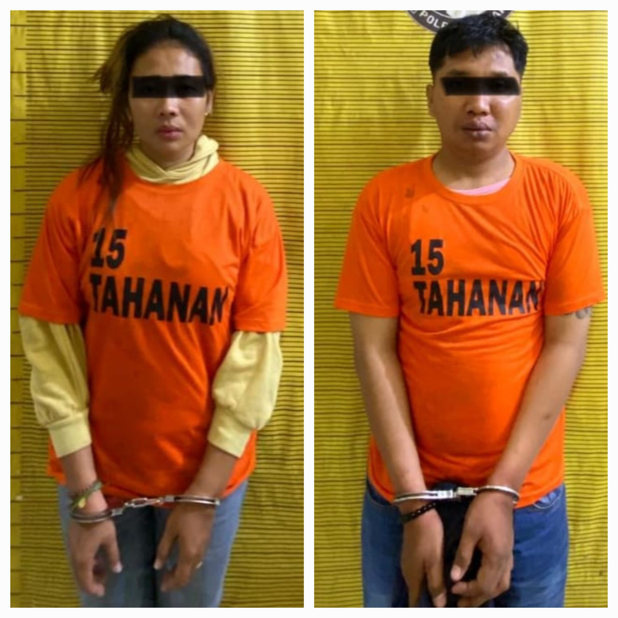 Pasutri Beraksi Dengan Senpi Diringkus Polres Binjai, Satu Kg Sabu Disita