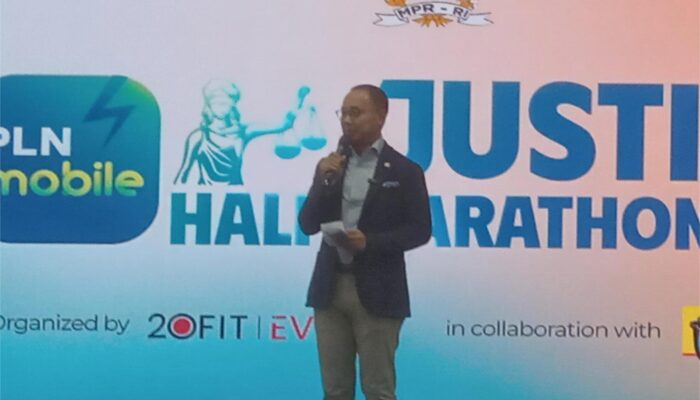 MPR RI Launching Justisia Half Marathon 2025