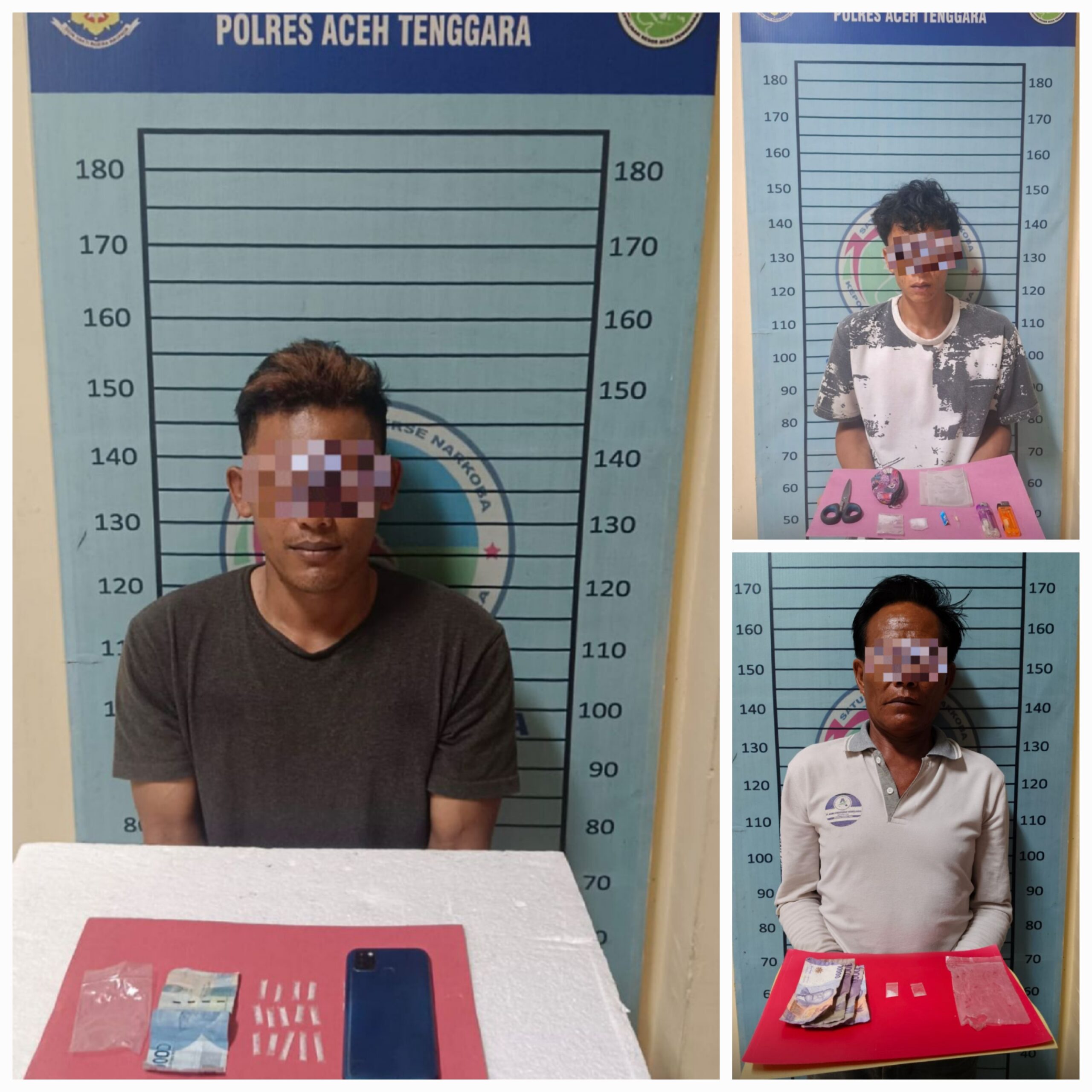 Polres Agara Amankan Tiga Orang Terlibat Narkotika