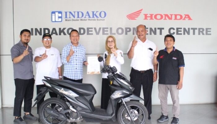 Serahkan Donasi Sepeda Motor, Honda Tingkatkan Kualitas SDM SMK Mitra Binaan