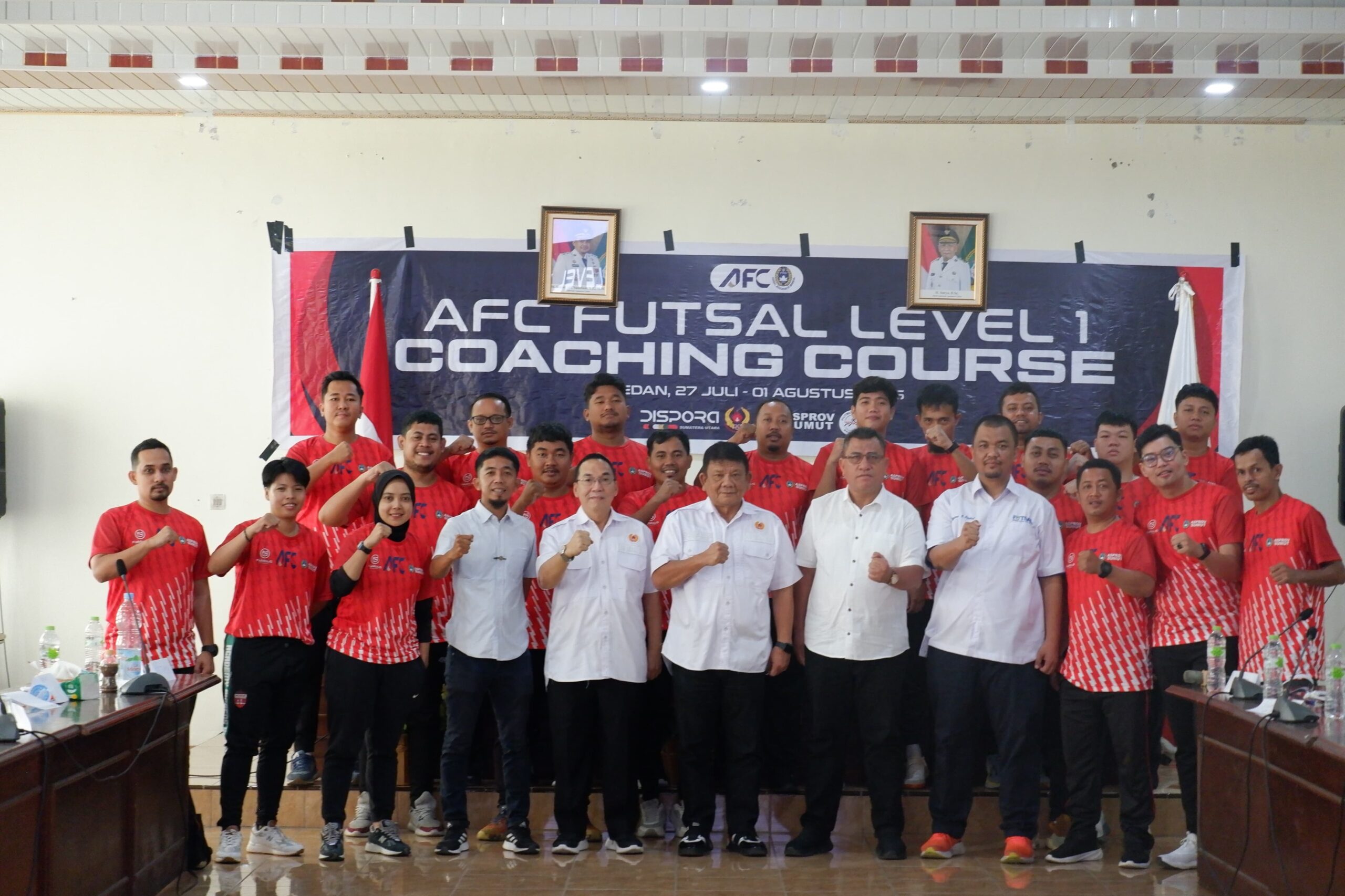 Ketum KONI Sumut Buka Kursus Pelatih Futsal
