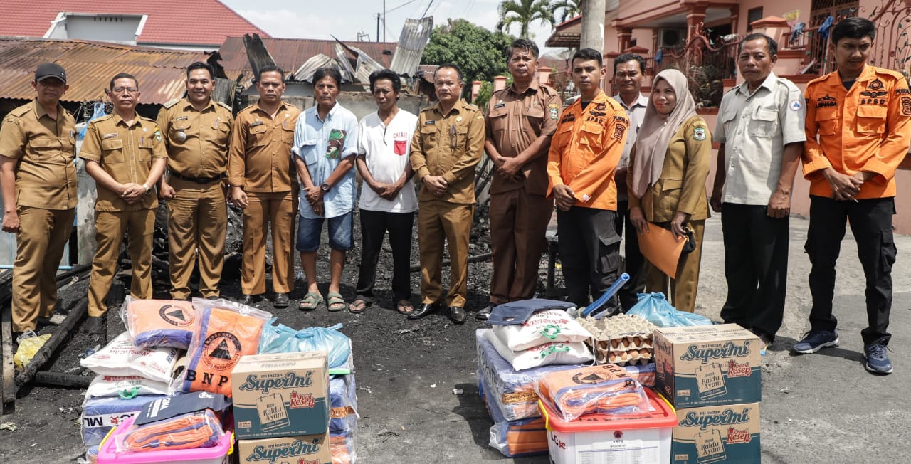Pemko P.Siantar Respon Cepat Musibah Kebakaran