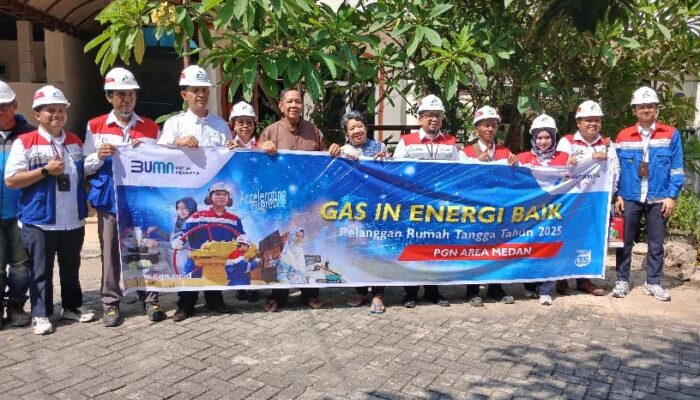 Pertama Kali Pakai Gas Bumi, Nyoman: PGN Mantap!