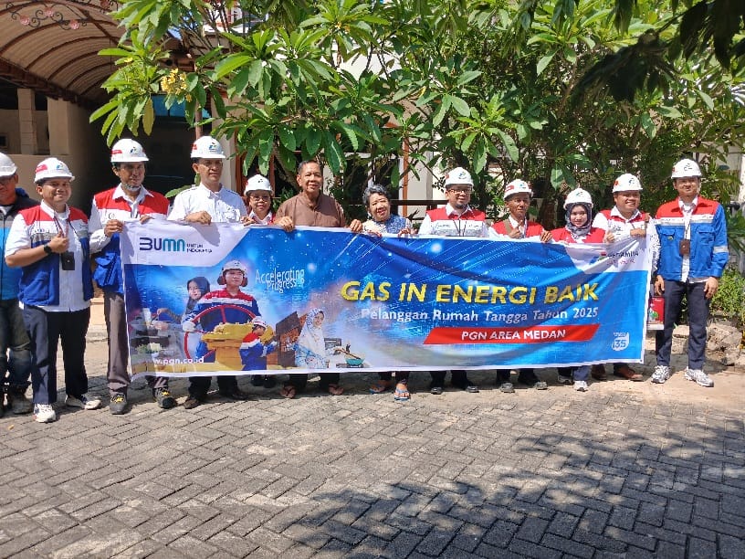 Pertama Kali Pakai Gas Bumi, Nyoman: PGN Mantap!