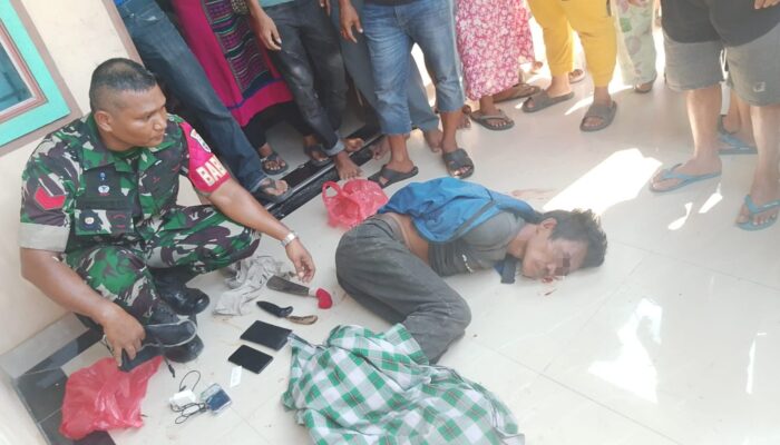 Babinsa 0201-10/MM Gagalkan Percobaan Pembunuhan Di Marelan