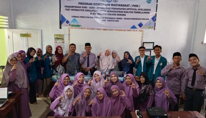 LPPM Unimed Tingkatkan Kapasitas Guru MIS Sholihin