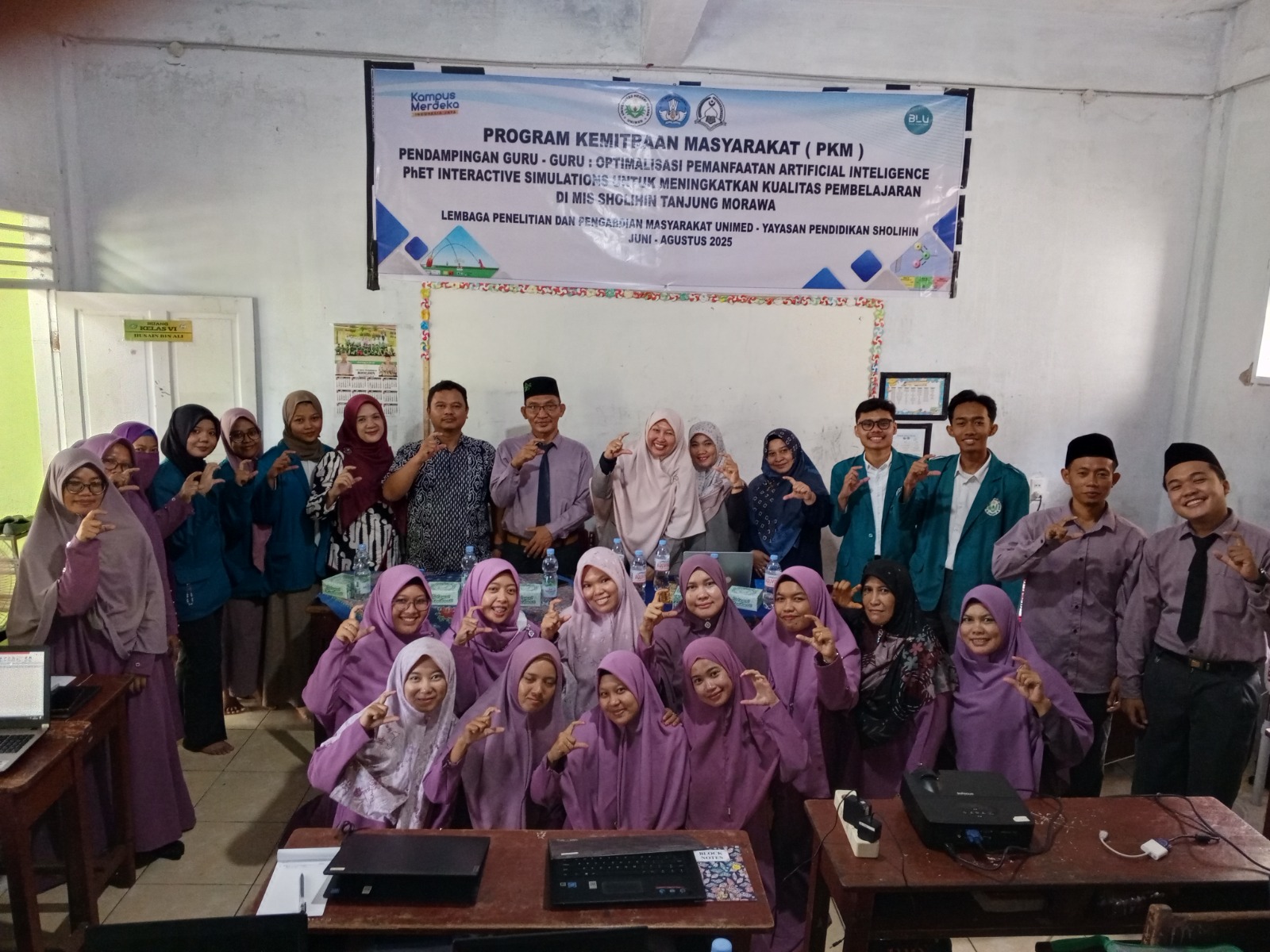 LPPM Unimed Tingkatkan Kapasitas Guru MIS Sholihin