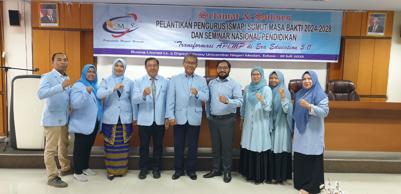 Pelantikan PD ISMAPI Sumut 2025-2028 Dirangkai Seminar Nasional Pendidikan